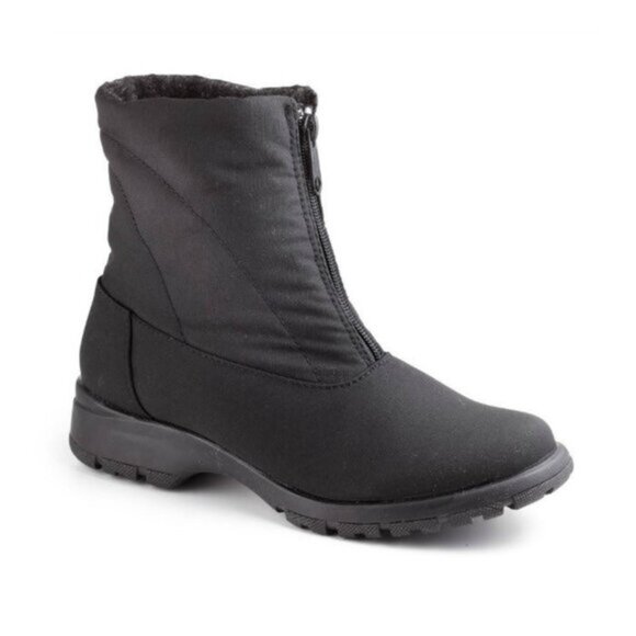 Toe Warmers Black Women’s Waterproof Alyssa Winter Boots Size 7.5 W - Picture 2 of 13